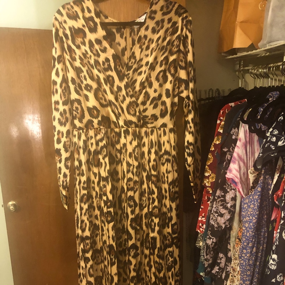 Leopard print dress